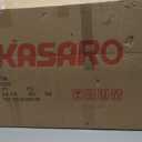 KASARO 3D Faux Stone Wall Panels, 4 PCS PU Wainscoting Panel - Cement Texture Thicker Design for Interior Wall Decor, Home & Office Accent Wall, Easy Install, 43.3" x 23.6" (White)