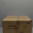 DEGGE Electric Cordless Snow Shovel, 2X 3.0Ah/ 21V/ 12-Inch Battery Snow Blower with Directional Plate & Adjustable Front Handle, Snow Removal for Driveway Sidewalk, Steps, Patio (Charger Included) (Green)