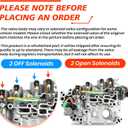 RE0F11A JF015E CVT Transmission Valve Body, Compatible with N-i-ssan Sentra 2013-2019 1.6L 1.8L, Automotive Transmission Valve Body With Solenoid Replaces Part 31705-X428E 31705-X428B