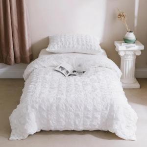 Weighted Blanket Cover, Seersucker, 48 * 72 Weighted Blanket Cover, 8 Corner Ties, Duvet Cover for Weighted Blanket, Blanket Cover only, Pillowcases not Included