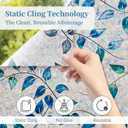 Finnez Window Privacy Film 3D Static Cling Window Film with Rainbow Effect, No Glue Heat Control & 99% UV Blocking for Home Office, Decorative Glass Cover 23.6" x 6.5'