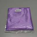 Homiest 24 Pack Satin Napkins - Light Purple, 17x17 Inches, Scalloped Square, Elegant Wedding & Party Napkins