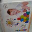 6 in1 Montessori Baby Toys 6-12 MonthsMontessori Toy for Babies 6-12 MonthsIncl 12pc Building Blocks &Silicone Pull String & Sensory Cube & Manhattan Ball& 2 Stacking Toys. Baby Development Toys, Medium