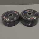 Merryland Flap Disc 5 inch Metal for Angle Grinder, 5inch 40 60 80 120 Grit Mixed T29 Flap Wheel 10 Pack, Blue Zirconium Corundum INOX Stainless Steel Iron Universal, Craft-Line FC1108014-10