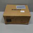 SIBAYS 4Gal/15L Large Dog Water Fountain, Stainless Steel Pet Water Fountain with Water Level Window and LED Light, Ultra Quiet Automatic Dog Water Bowl Dispenser, Easy to Clean(FS78, Silver-Blue)