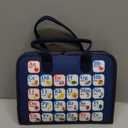 Qizfun Toddler Busy Board Montessori Toys  Sensory Busy Book, Educational Learning Travel Toy for Airplane & Car, Keeps Toddlers Entertained, Birthday Gifts for Toddler Boys Girls (Blue/P8)