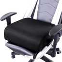 MABOZOO Extra Thick Chair Cushions,Office Chair Booster Seat Cushion to Raise Seat Height for Pain Relief,18 x 16 x 6 inch Non Slip Memory Foam Thick Cushion with Carry HandleBlack