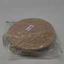 Round Woven Placemats 12 inch Set of 10 - Boho Rattan Placemats Natural Water Hyacinth Placemat, Farmhouse Weave Place Mats, Rustic Braided Wicker Table Mats for Dining Table,Home,Wedding