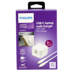 PHILIPS USB-C Laptop Wall Charger