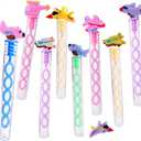 24 Packs Mini Bulk Airplane Bubble Wands for School Beach Pool Theme Summer Party Supplies