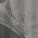 SHEKINI Women's Bikini Top V-Neck Double Strap Pleated Backless Crossover Adjustable Push Up Beachwear Bathing Suit Top (White, Small)