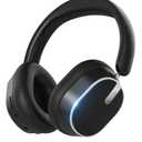 Hybrid Active Noise Cancelling Bluetooth Headphones,Bluetooth 6.0 Over Ear Wireless Headphones with 60H Playtime, Hi-Res Audio, Deep Bass, Memory Foam Ear Cups for Home Office Travel Black