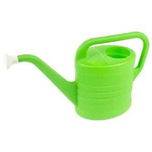 Watering Can 1 Gallon for Garden, Indoor Plants, Outdoor Plant House Flower, Large Long Spout with Sprinkler Head Green