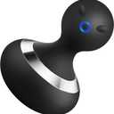 MANFLY Cordless Electric Massager with 10 Powerful Vibrations, Rechargeable Handheld Neck Massager (Black)