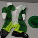 Dog St Patrick's Day Costume Walking Leprechaun Dog Outfit Irish Day Holiday Dog Clothes for Cat Doggy Pet (Large) (Green)