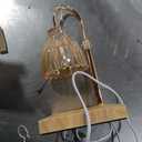 Candle Warmer Lamp with Dimmer Timer, Candle Lamp Warmer with 2 Bulbs, Candle Light for Scented Jar Candles, Birthday Gifts for Women, Vintage Home Decor House Warming Gift