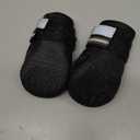 QUMY Dog Shoes for Large Dogs, Medium Dog Boots & Paw Protectors for Winter Snowy Day, Summer Hot Pavement, Water-Resistant in Rainy Weather, Outdoor Walking, Indoor Hardfloors Skid-Resistant Sole (Size 5: 2.4''x2.8''(W*L) (Pack of 4))