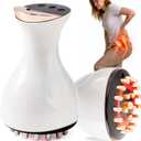 Sciatica Pain Relief Devices  Deep Tissue Massager with Multi-Mode Technology, Heat & Light, Targeted Relief for Sciatic Nerve & Lower Back Pain (White)