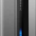 UBBO 95oz Dehumidifiers for Home, 1000 Sq.Ft Dehumidifier with drain hose - Auto Shut Off, Timer, Sleep Mode & Drain Hose - 7 Color Light for Bedroom, Bathroom, RV - Grey