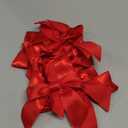 7Rainbows 20pcs Boutique 4.5" Red Satin Ribbon Bows for Craft Sewing Scrapbooking Wedding and Gift Wrapping
