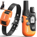 Jugbow Dog Shock Collar with Remote - 4200FT Dog Training Collar with LED Light, Electric Collar for Small Medium Large Dogs, IPX8 Waterproof Ecollar Collar with Beep/Safe Static/Vibration (Orange)