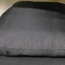 DWVO Convertible Sleeper Chair, 3-in-1 Sofa Bed with Pull-Out Bed, 75" Single Sleeper Couch with Reclining Backrest and Wide Armrest, Linen Futon Couch for Dorm Apartment, Black