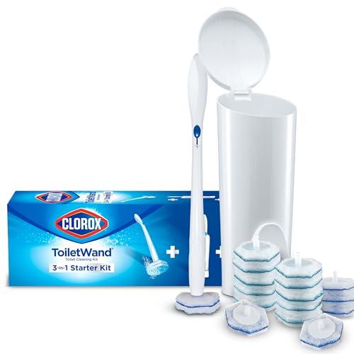 Clorox ToiletWand Disposable Toilet Cleaning System, Spring Cleaning Essential, ToiletWand, Storage Cadd