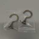 Large Swag Hooks for Ceiling - Heavy Duty Hooks for Hanging Plants and Chandeliers, Ideal for Cavity Wall Fixing and Ceiling Installation (2, Antique Brass)