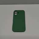 Ktele Magnetic for iPhone 16 Case [Compatible with Magsafe] [Premium Silicone Satin-Smooth Touch] Slim Shockproof Anti-Scratch Microfiber Lining Case, 6.1 inch, Green