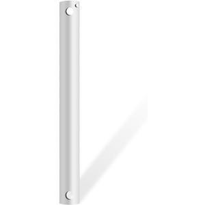 48-inch Ceiling Fan Downrod, 4-Foot White Ceiling Fan Extension Rod, 1-Inch OD, Ceiling Downrod for Various Fans (Only Fans Boom, No Thread & Cord)