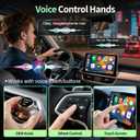 2026 Upgraded 2-in-1 Wireless CarPlay Adapter & Android Auto Wireless Adapter, Bluetooth Car Adapter for Wired to Wireless, Fast & Stable Auto-Connect, 5G WiFi & BT 5.4, Plug & Play (USB-C/A)