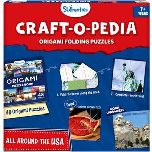 3 x Skillmatics Origami Puzzle Book - 48 Folding Puzzles for Kids, Fun STEM Toy & Brain Teasers, Educational & Travel Gifts for Ages 8, 9, 10 and Up