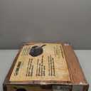 King Kooker 20-inch Oversized Seasoned Cast Iron Skillet Heavy Duty Pan Ideal for Gas Grill, Oven, Campfire Use (Black)