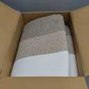 OIAHOMY 108L Large Cotton Rope Basket, Rectangle Woven Baskets for Storage, Nursery Blanket Storage Living Room, Toy Basket With Handle-25x16x16-Gradient Yellow