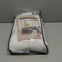 Pinch Pleated Memory Trained Linen Curtains 2 Panels Snow White 40×92