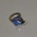 2Pcs 22mm Metal Latching Push Button Switch 12V-24V ON/Off 1NO 1NC Waterproof IP66 Black Shell with Wire Socket for 7/8 Mounting Hole Power Symbol Light (Red LED)