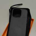 LONLI Classic - for iPhone 16 Pro Leather Case [Camera Control Button Coverage] - European Genuine Vele Leather Phone Case - Smoothen and Soften Over Time - [Compatible with Magsafe] - Black