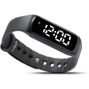 Potty Training Watch - Silent Vibrating Alarm Medical Reminder Watch - with Timer and 12 Daily Alarms (Black - Large)