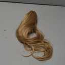 FELENDY Ponytail Extension Claw 18" 20" Curly Wavy Straight Clip in Hairpiece One Piece A Jaw Long Pony Tails for Women (Light Ginger Mix Bleach Blonde,Curly)