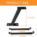 lifgarfe Lawn Mower Trailer Tow Hitch Garden Tractor Tow Hitch Fit for John Deere Cub Cadet Husqvarna Riding Mowers