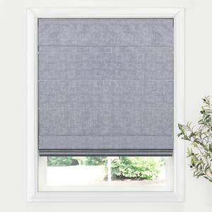 LazBlinds Cordless Roman Shades for Windows, Blackout Room Darkening Thermal Insulated Window Blinds, Lightweight Fabric Blinds for Indoor Windows, 30" W x 60" H, Grey