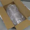 TOFLEN 12 oz Clear Plastic Bowls, 50 Pack Disposable Small Hard Plastic Serving Bowls for Party, Ice Cream, Dessert, Fruit, Appetizer, Soup, Snack, Home or Event Party Supplies