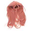 Didiseaon Long Straight Pink Wig: Heat Resistant High Temperature Wire Middle Part Hair Wigs for Halloween Daily Wear Cosplay Costume Party Hair Accessories