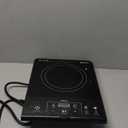 Mueller RapidTherm Portable Induction Cooktop, 1800W Hot Plate Electric Stove Top Burner. 8 Temp Levels, Auto-Off & Pot Detection, LED Display, Child Lock, 4 Programs, Burners for Cooking