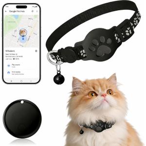 Loshall GPS Collar for Cats，Pet Tracker (Android Only) Smart tag,Waterproof Compatible with Google Find My,No Monthly Fee,Advanced Tracking Solution Smart Collar for Pet Safety Ideal Small Large Cats