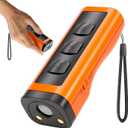 Dog Bark Deterrent Devices Rechargeable Anti-Barking Device for Dogs 50ft Long Range Ultrasonic Correct Your Dog's Bad Behavior at the Push of aButton Better Than Shock Collars or Dog Training Collars