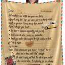 Get Well Gifts for Women, Extra Large Inspirational You are Not Alone Comfort Blanket, Supportive Plush Throw for Mom Sister Friend, Inspirational Spiritual Care Package, 50"x70" (Beige)