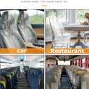 100PCS Seat Covers,Car Accessories,Waterproof Dustproof Car Seat Protector,Plastic Automotive Seat Covers Disposable,Suitable for Cars,Airplane,Salon Chairs,Restaurant,Bus Seats & More