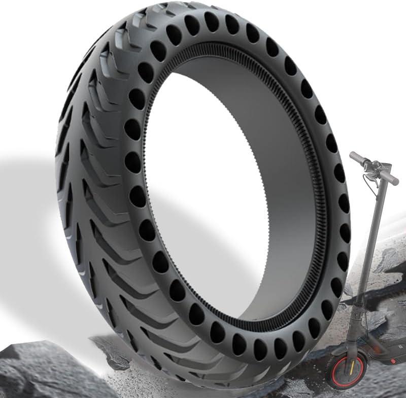 8.5 Inch Scooter Tires, 50/75-6.1 Solid Tire for Hover 1 Journey Jive Pioneer Gotrax GXL V2 XR AOVOPRO ES80 Razor c25 iScooter i9s, 8 1/2 Honeycomb Kick Scooter Front Rear Replacement Wheels