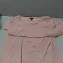 S.L. Fashions Women's Short Chiffon Beaded Capelet Dress  (Pink, L)